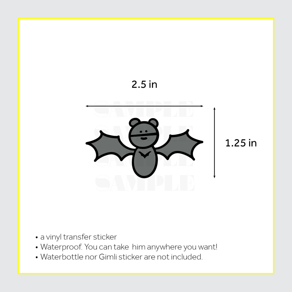 Bat Transfer Sticker
