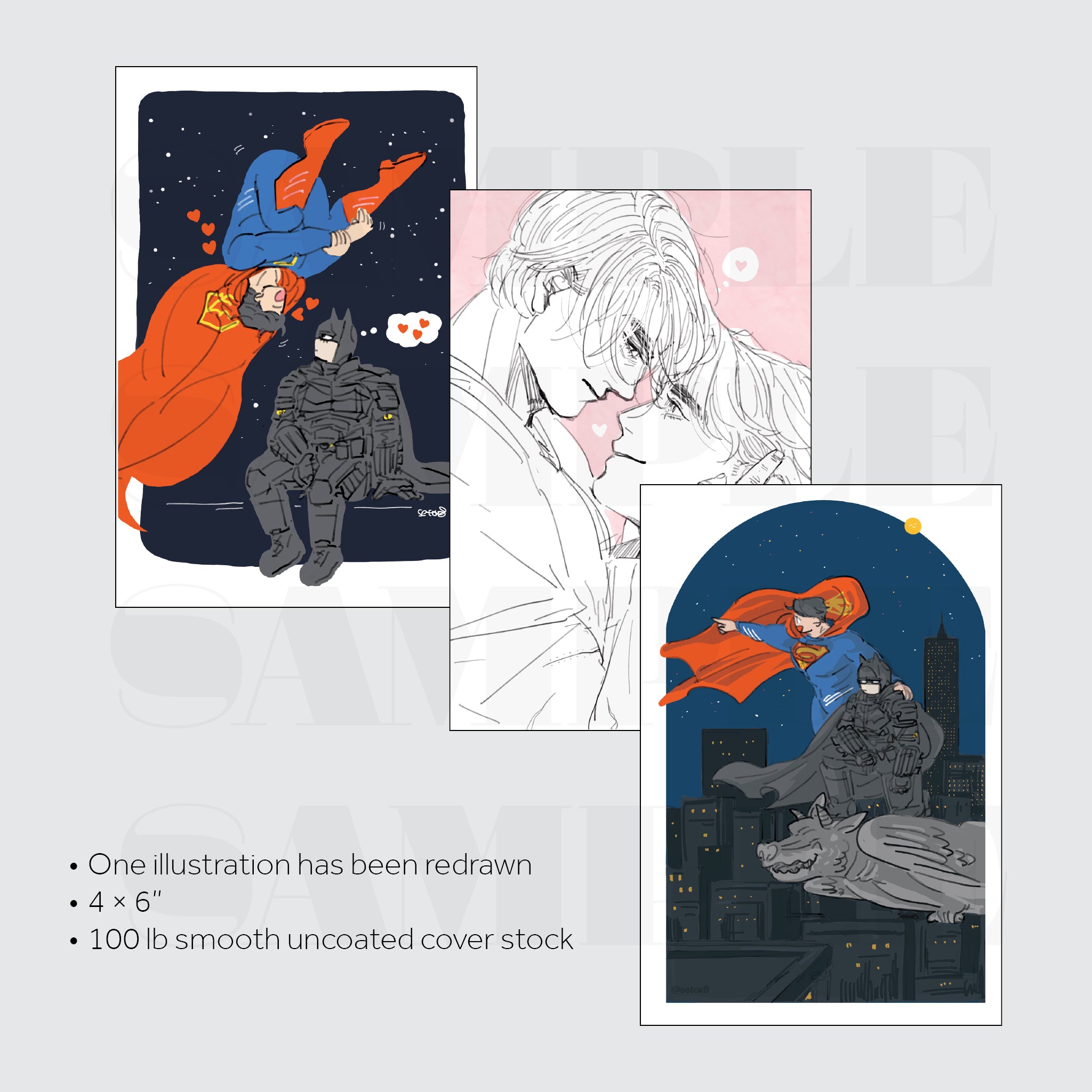 Superbat Postcard Set