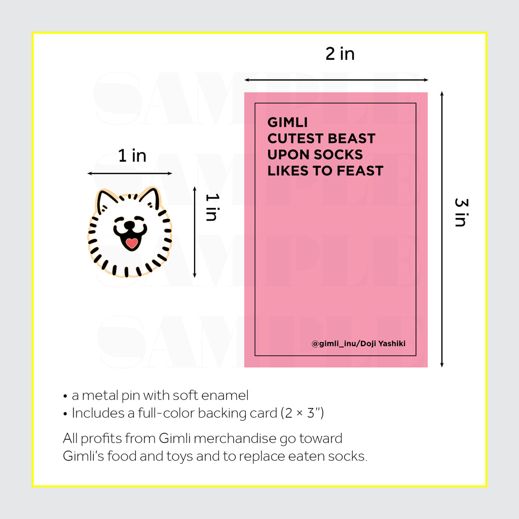 Gimli Enamel Pin (Pre-order)