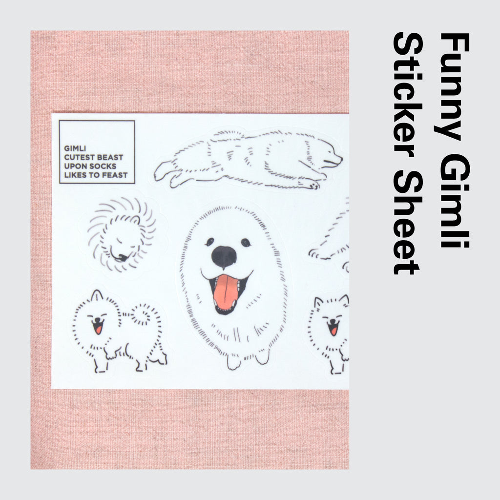 Funny Gimli Sticker Sheet
